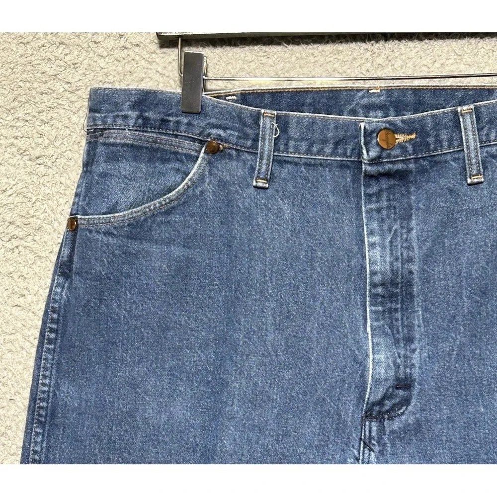 Vintage Wrangler Jeans Mens 40X36‎ Blue 13WMZ Cowboy Cut Heavyweight Denim USA